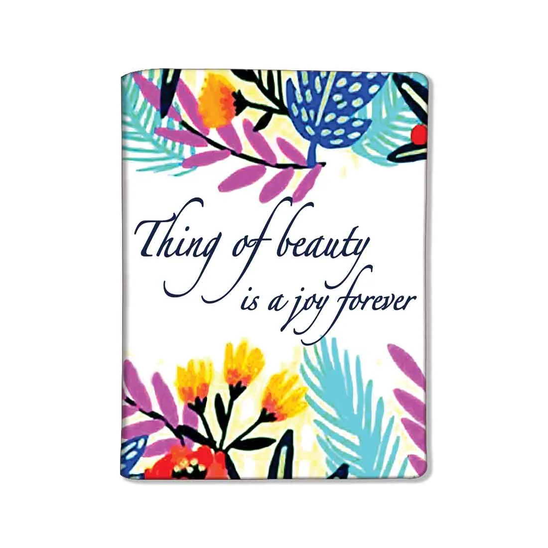 Travel Passport Cover Holder Travel Case with Luggage Tag - Floral