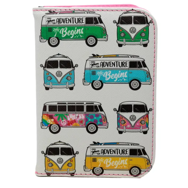 Travelmall Volkswagen VW T1 Camper Bus Passport Cover & Luggage Tag Set