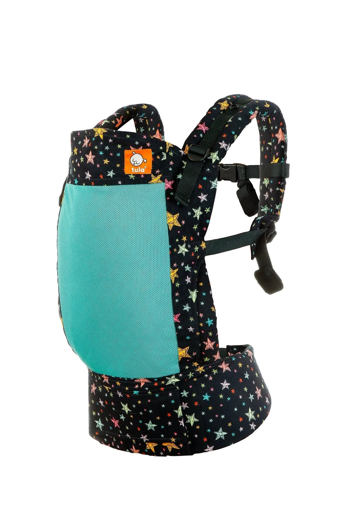 Tula Free-To-Grow Carrier -  Coast (Mesh) Rainbow Stars