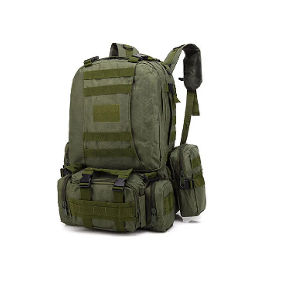 US 55L Upgrade Tactical Military Backpack Rucksack Camping Bag Travel Hiking