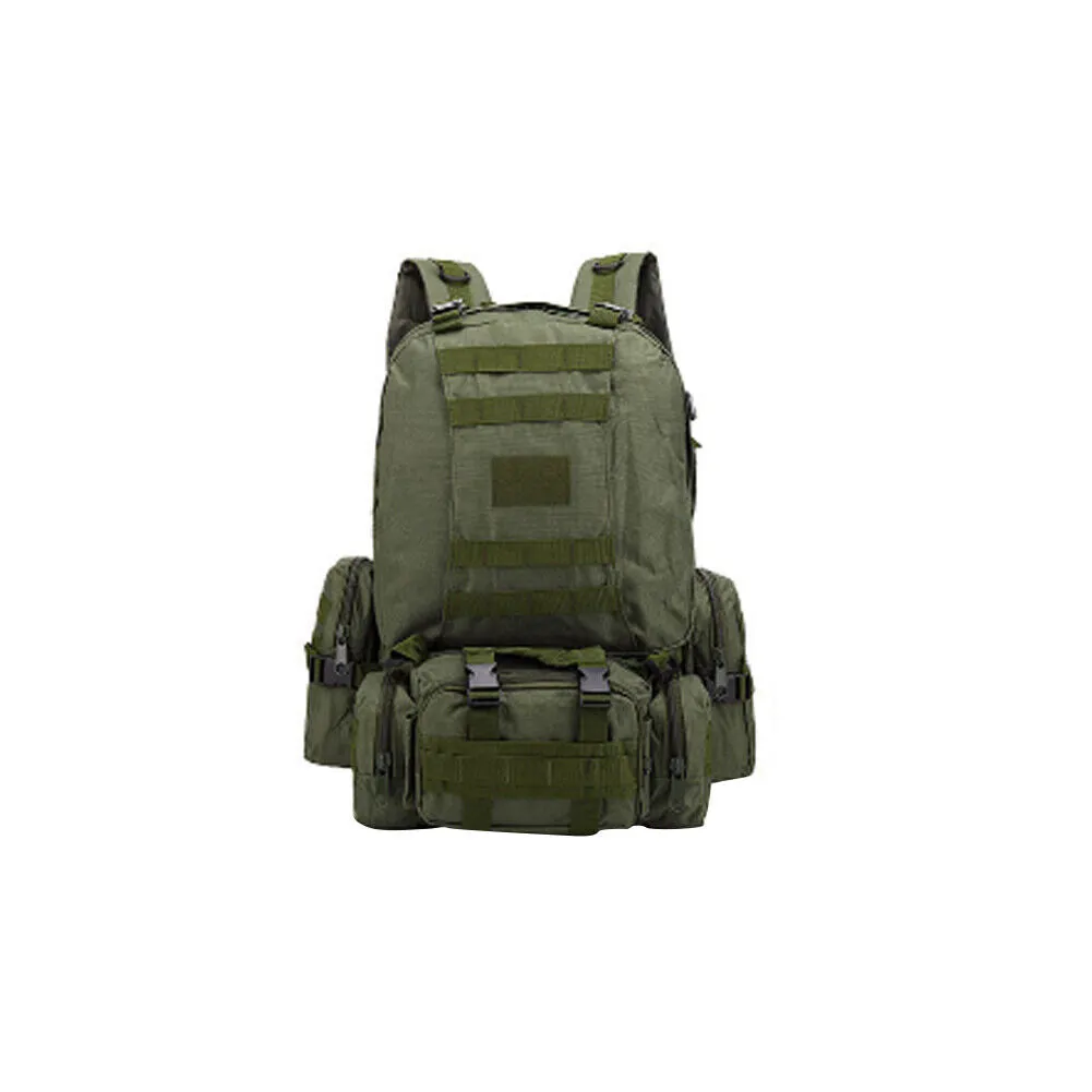 US 55L Upgrade Tactical Military Backpack Rucksack Camping Bag Travel Hiking