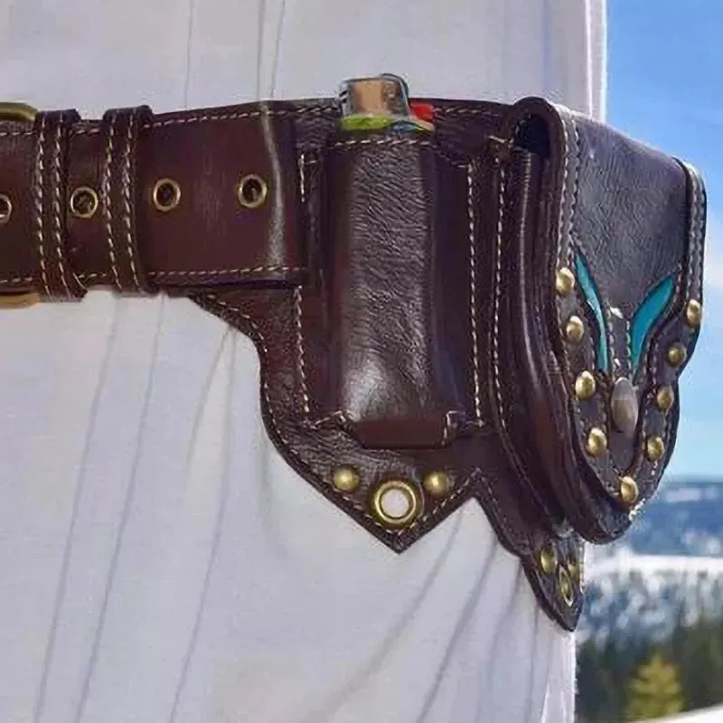 Viking Bohemian Adjustable Hip Belt Bag Festival Pocket Waist Pack