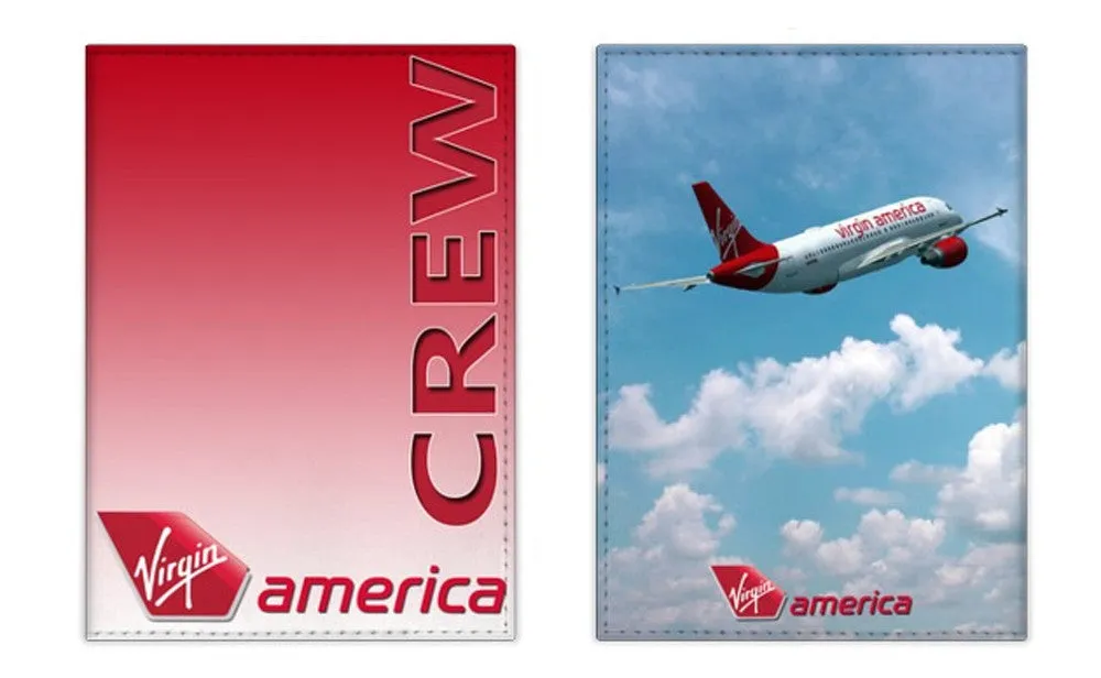 Virgin America-Crew Passport Cover