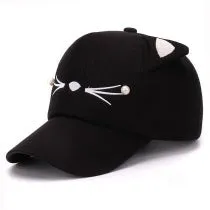 Women's Casual Hat, Baseball Cap Cat Ears Parent-Child