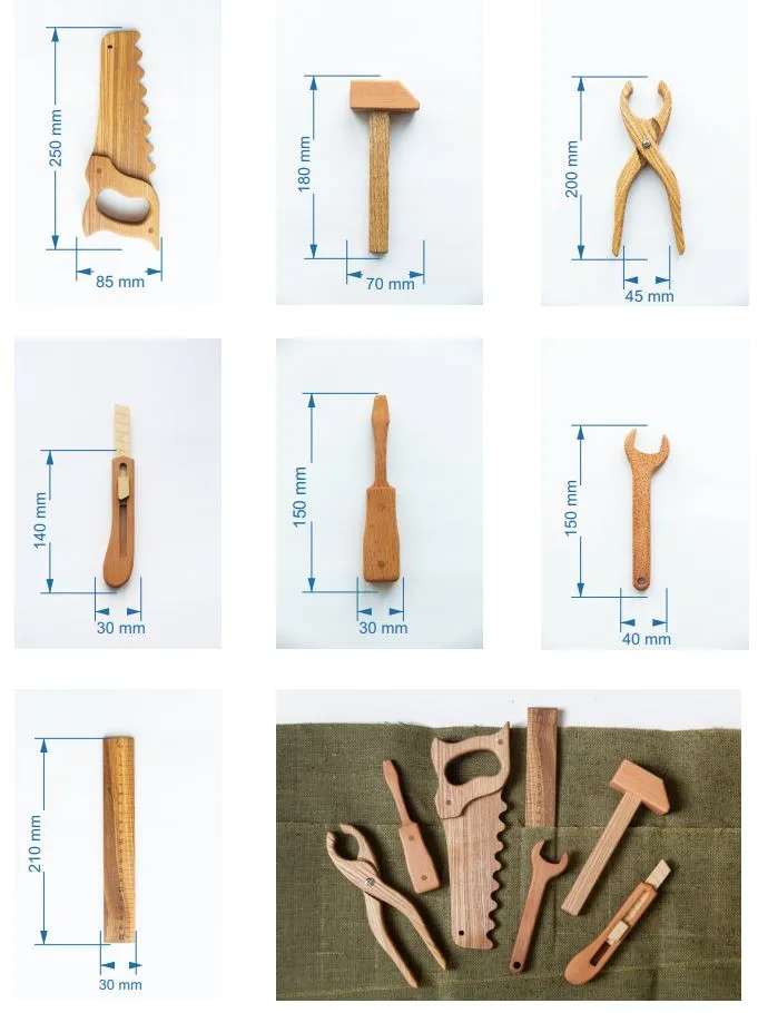 Wooden Tool Set