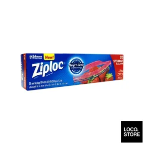 Ziploc Storage Gallon Eot 20 bags